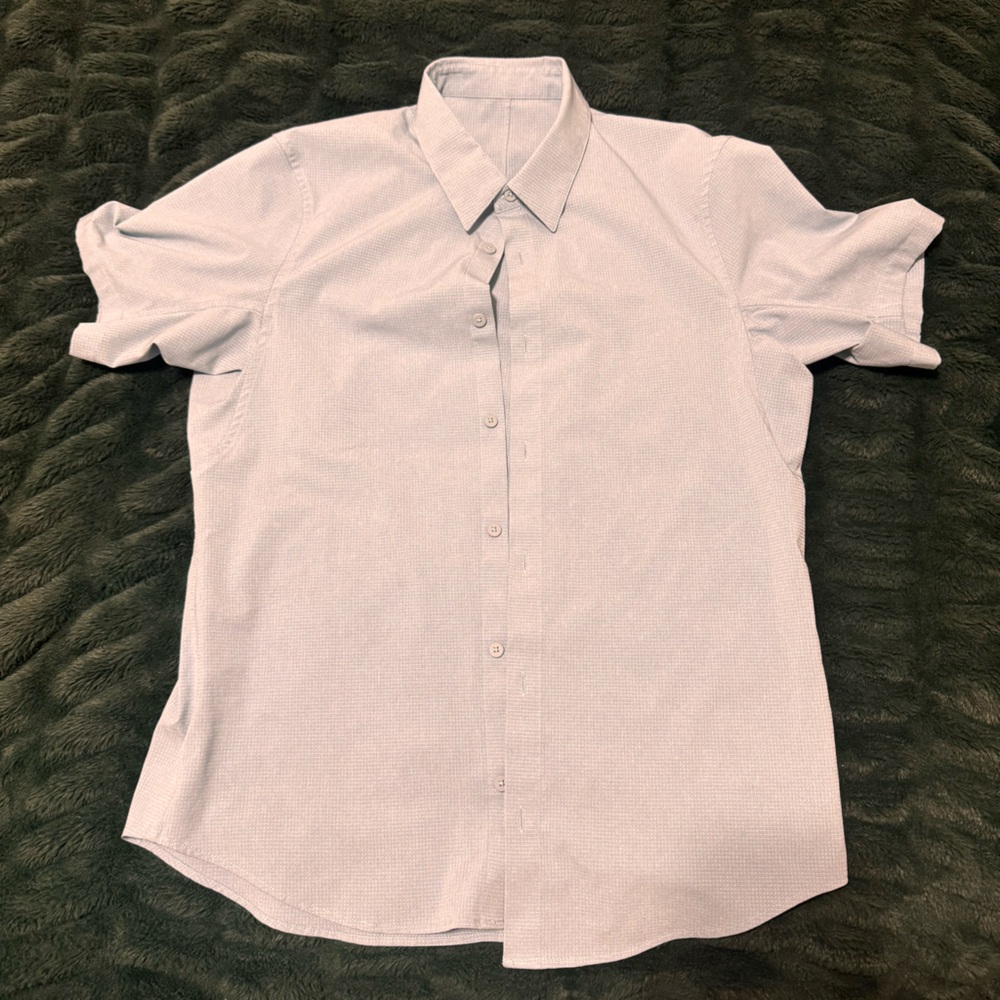 Lululemon Athletica Light blue Casual Button Down Shirt